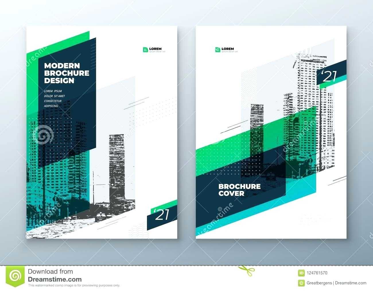 Brochure Template Layout Design Corporate Business Annual Within Commercial Cleaning Brochure Templates
