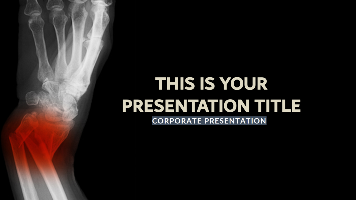 Broken Medical Free Presentation Template Regarding Radiology ...