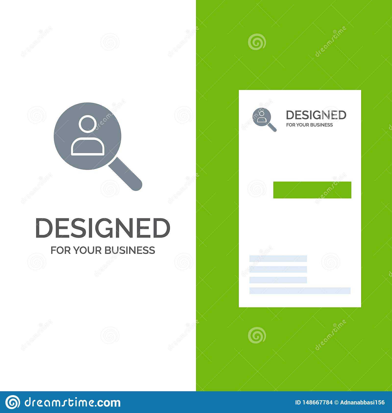 Browse, Find, Networking, People, Search Grey Logo Design Intended For Networking Card Template