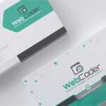 'business Card Design For Web Design And Developer' – Адаптивний Psd Шаблон  №66306 Throughout Web Design Business Cards Templates