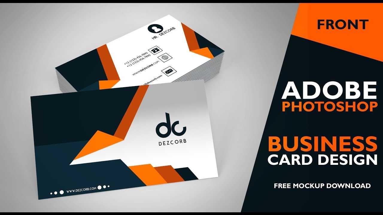 Business Card Design In Photoshop Cs6 | Front | Photoshop Tutorial In Photoshop Cs6 Business Card Template