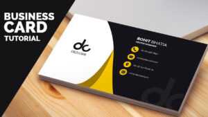 Business Card Design In Photoshop Cs6 Tutorial | Learn Photoshop Front in Photoshop Cs6 Business Card Template