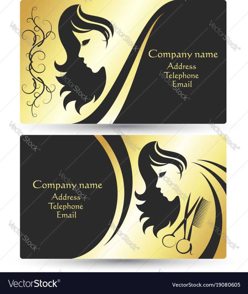 hair business cards