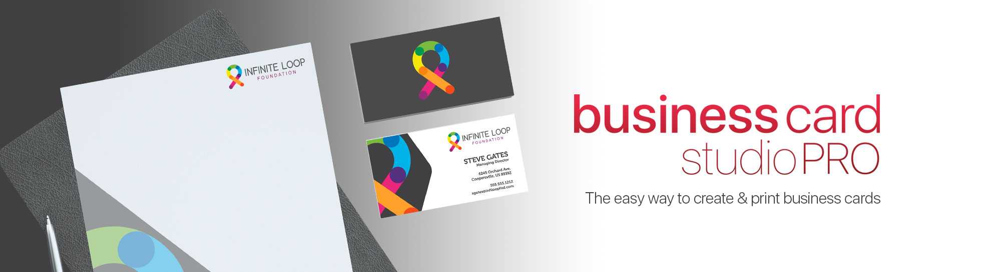 Business Card Studio Pro Softwaresummitsoft For Kinkos Business Card Template