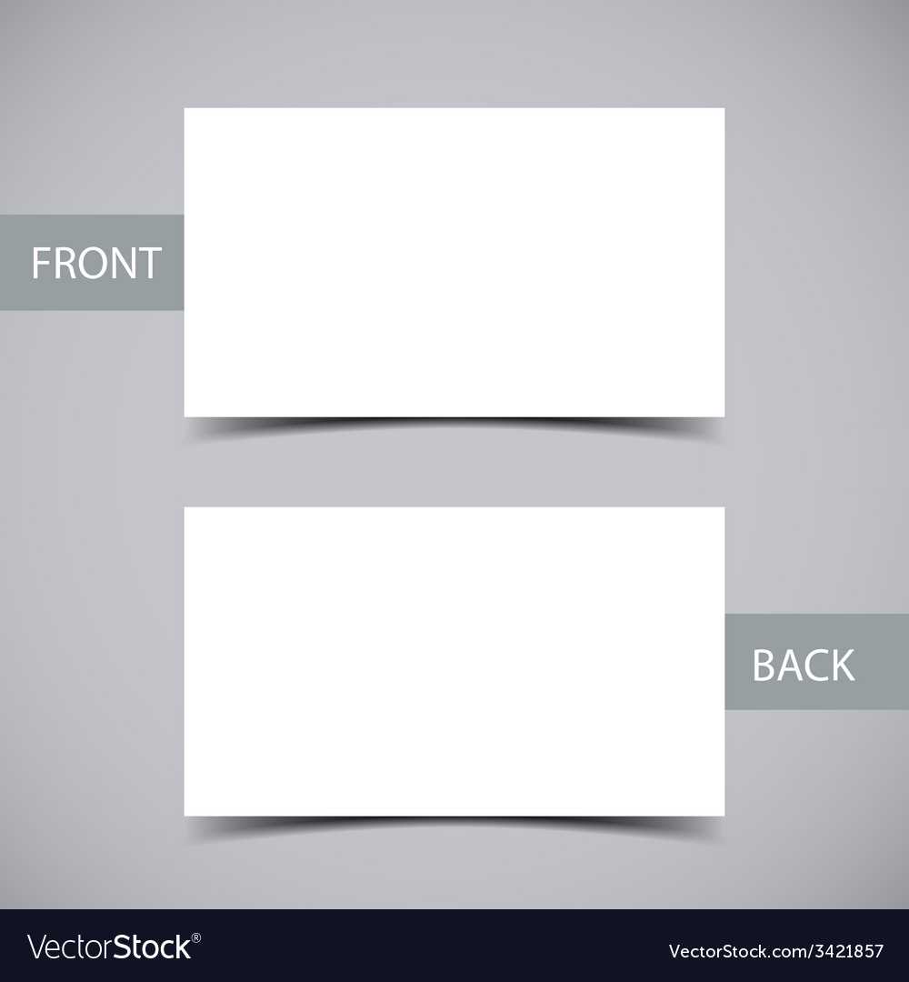 Business Card Template With Regard To Plain Business Card Template