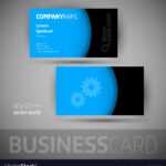 Business Card Template With Sample Texts In Template For Calling Card