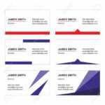 Business Card Templates Set Vector – Printable With Buisness Card Templates