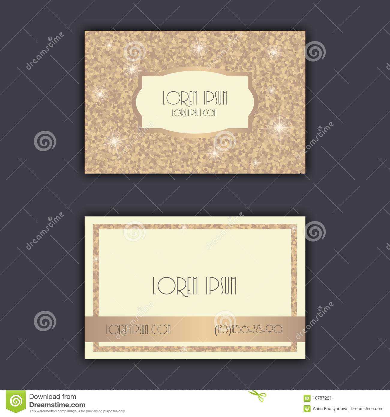 Business Card Templates With Glitter Shining Background Within Celebrate It Templates Place Cards