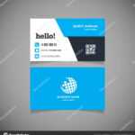 Business Card With Qr Code Template | Business Card Template Regarding Qr Code Business Card Template