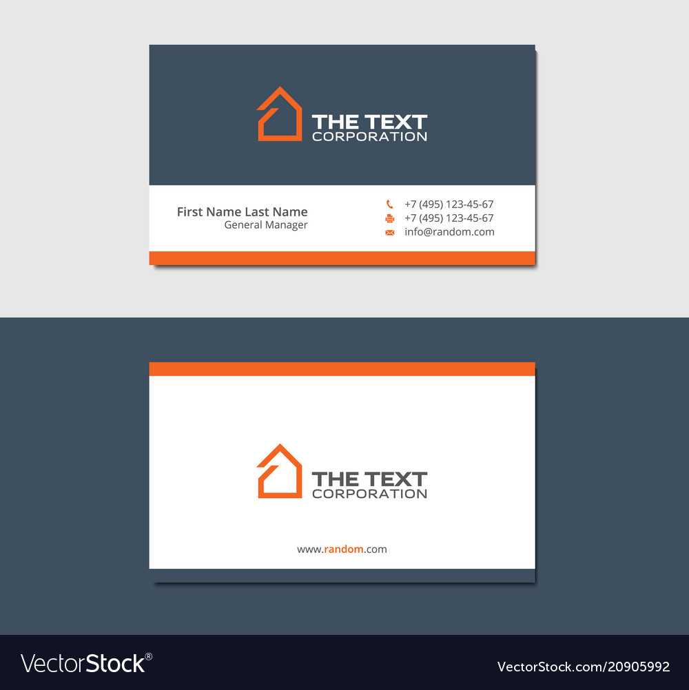 Business Cards Template For Real Estate Agency Intended For Real Estate Agent Business Card Template