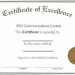 Business Pdf Award Certificate Template With Sample Award Certificates Templates