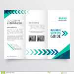 Business Tri Fold Brochure Template Design With Geometric Pertaining To Tri Fold Brochure Template Illustrator Free