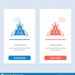 Camp, Tent, Camping Blue And Red Download And Buy Now Web Throughout Free Tent Card Template Downloads