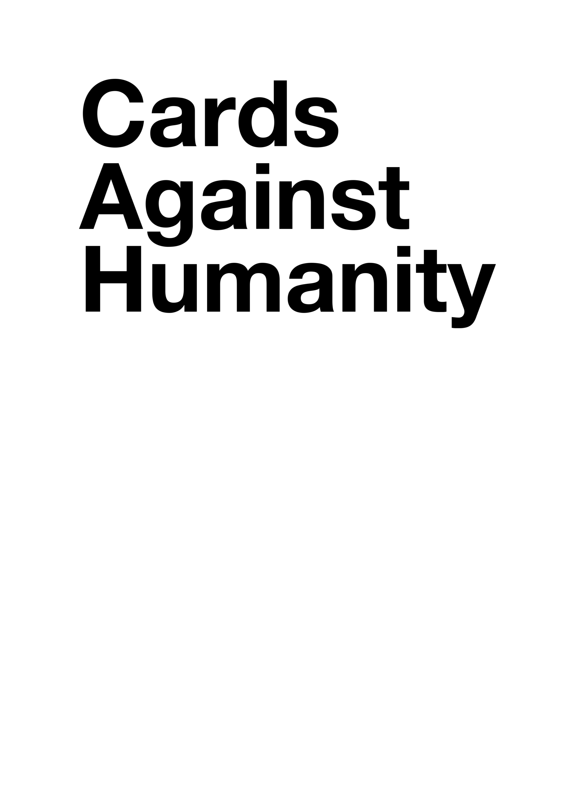 Cards Against Humanity - Card Generator Regarding Cards Against Humanity Template