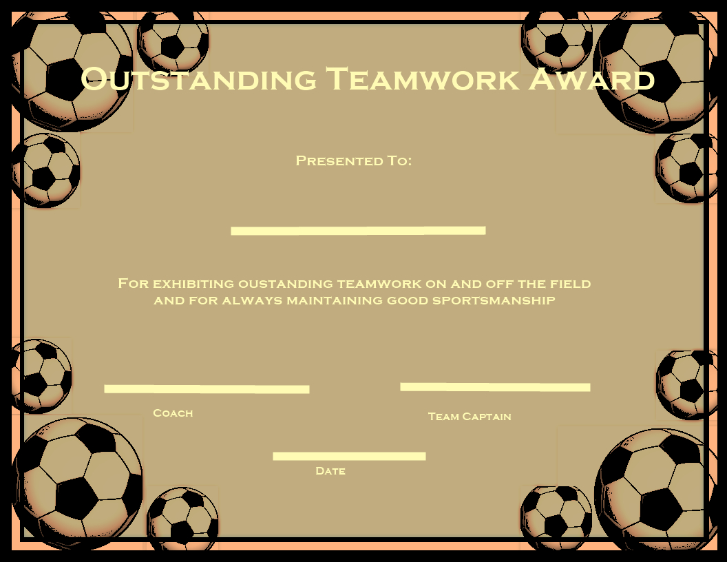 Certificate Clipart Football, Certificate Football In Soccer Award Certificate Templates Free