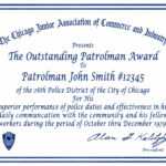 Certificate & Letter Awards | Chicagocop Intended For Life Saving Award Certificate Template