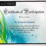 Certificate Of Appreciation Conference Choice Image With Regard To International Conference Certificate Templates