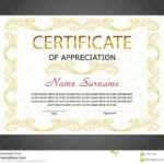 Certificate Of Appreciation, Diploma Template. Reward. Award Within Winner Certificate Template