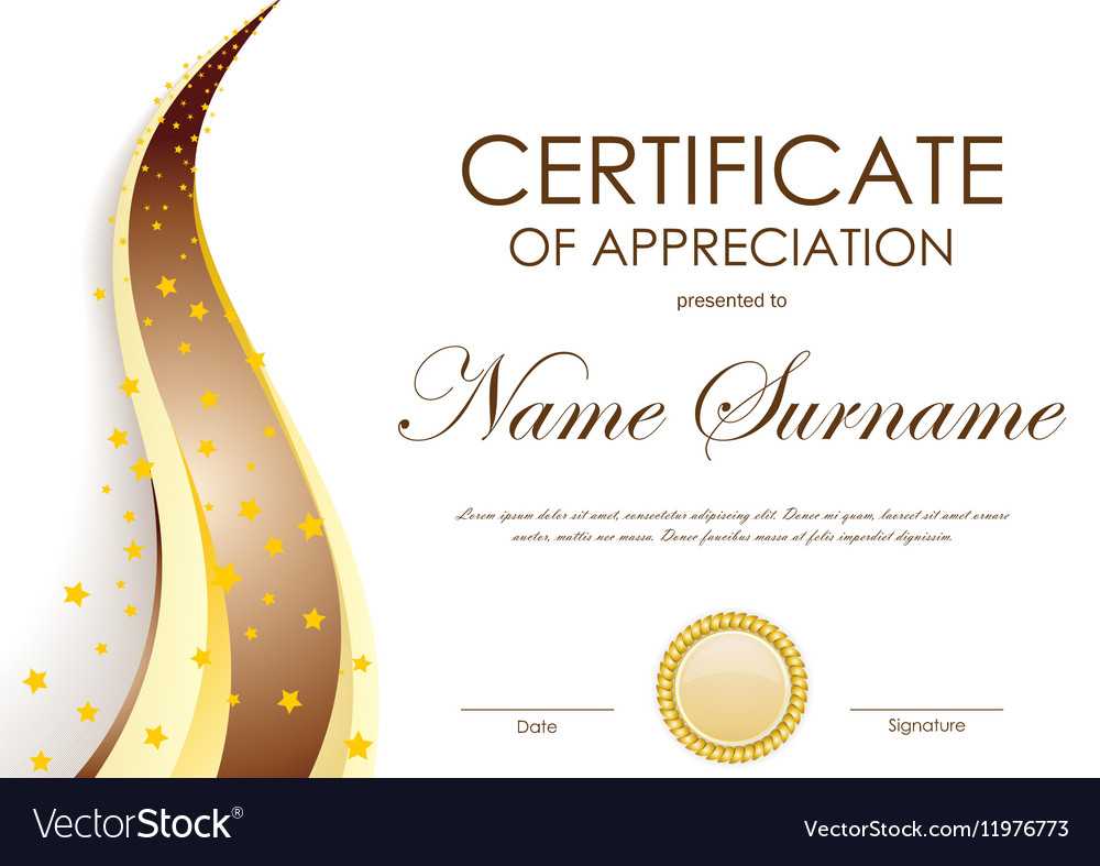 Certificate Of Appreciation Template Intended For Certificates Of Appreciation Template