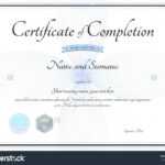 Certificate Of Completion Construction Template – Bestawnings With Free Certificate Of Completion Template Word