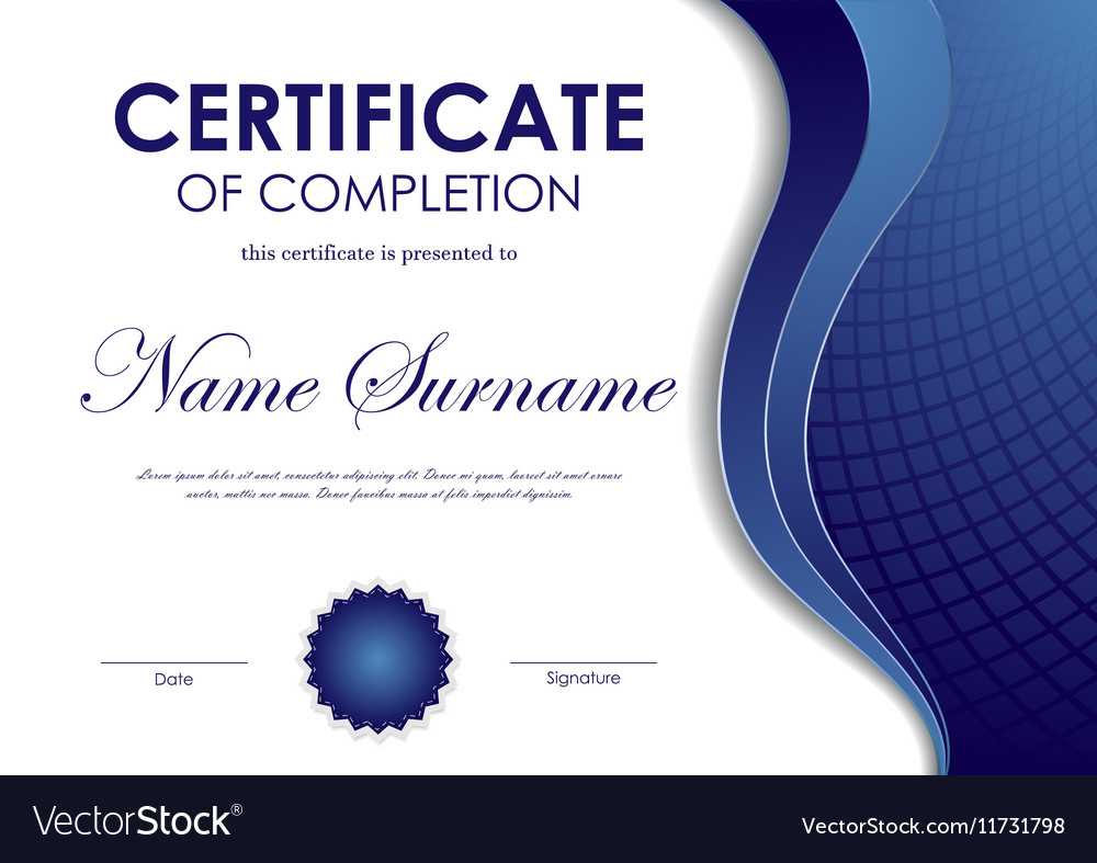 Certificate Of Completion Template For Certification Of Completion Template