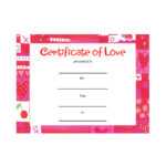 Certificate Of Love Printable Regarding Love Certificate Templates
