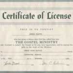 Certificate Of Ordination For Pastor Template With Regard To Certificate Of Ordination Template