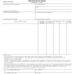 Certificate Of Origin Form – 5 Free Templates In Pdf, Word Throughout Certificate Of Origin Template Word