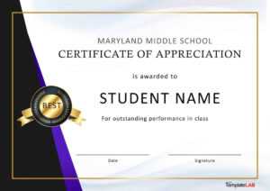 Certificate Of Performance Template - Tomope.zaribanks.co with Best Performance Certificate Template