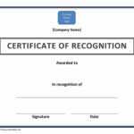 Certificate Of Recognition Doc File Inside Certificate Of Participation Template Doc