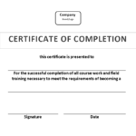 Certificate Of Training Completion Example | Templates At With Regard To Free Training Completion Certificate Templates