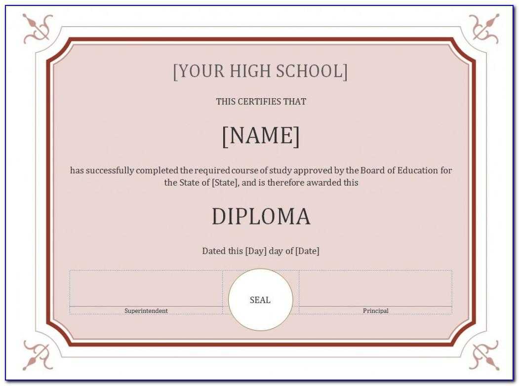Certificate Seal Template Free | Marseillevitrollesrugby Throughout Ordination Certificate Template