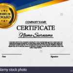 Certificate Template Background. Award Diploma Design Blank Pertaining To Star Award Certificate Template