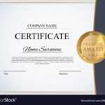 Certificate Template Background Award Diploma Pertaining To Template For Certificate Of Award