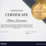 Certificate Template Background Award Diploma Within Winner Certificate Template