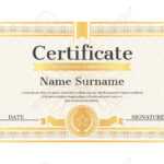 Certificate Template Editable Name And Surname, Date And Signature,.. inside Star Naming Certificate Template