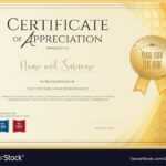 Certificate Template For Achievement Appreciation Regarding Template For Recognition Certificate