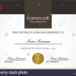 Certificate Template Stock Vector Art & Illustration, Vector Inside Borderless Certificate Templates