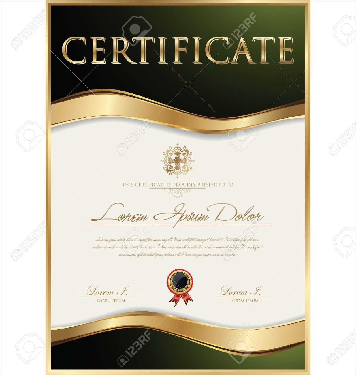 Certificate Template Throughout Scroll Certificate Templates