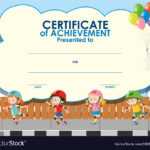 Certificate Template With Kids Skating Inside Free Kids Certificate Templates