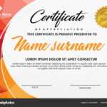 Certificate Template With Polygonal Style And Modern Pattern Throughout Workshop Certificate Template