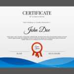 Certificate Templates, Free Certificate Designs Inside Design A Certificate Template