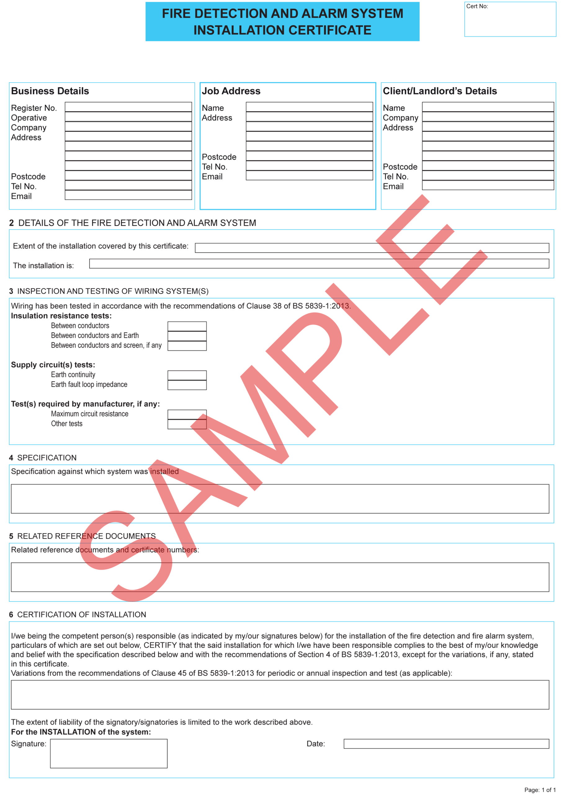 Certificates | Everycert Regarding Certificate Of Inspection Template
