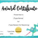 Certificates For Kids Intended For Free Printable Certificate Templates For Kids