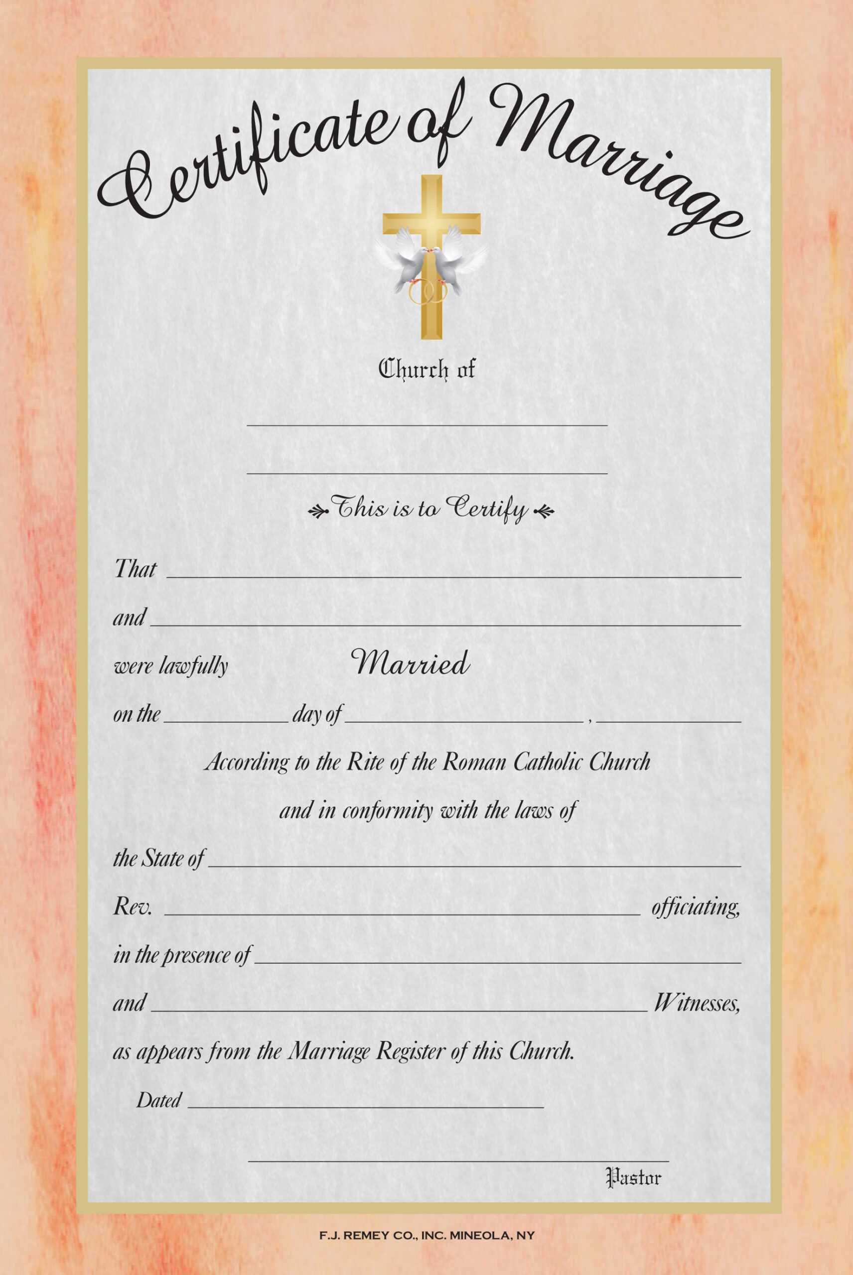 Certificates (Full Color) Throughout Roman Catholic Baptism Certificate Template