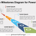 Chevron Milestones Diagram For Powerpoint – Presentationgo For Powerpoint Chevron Template