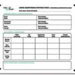 Chore Charts Keep Busy Barns In Order – Horse&rider Throughout Horse Stall Card Template