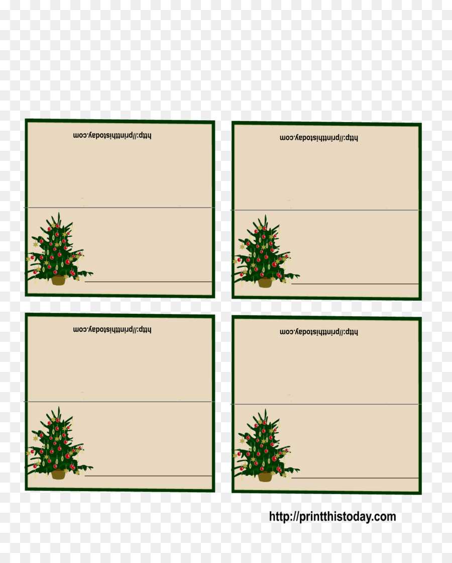 Christmas Card Template Png Download – 1275*1575 – Free Intended For Table Place Card Template Free Download
