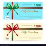 Christmas Gift Card Or Gift Voucher Template throughout Free Christmas Gift Certificate Templates