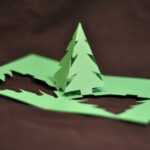 Christmas Pop Up Card: Simple Pyramid Tree Tutorial Regarding Pop Up Tree Card Template